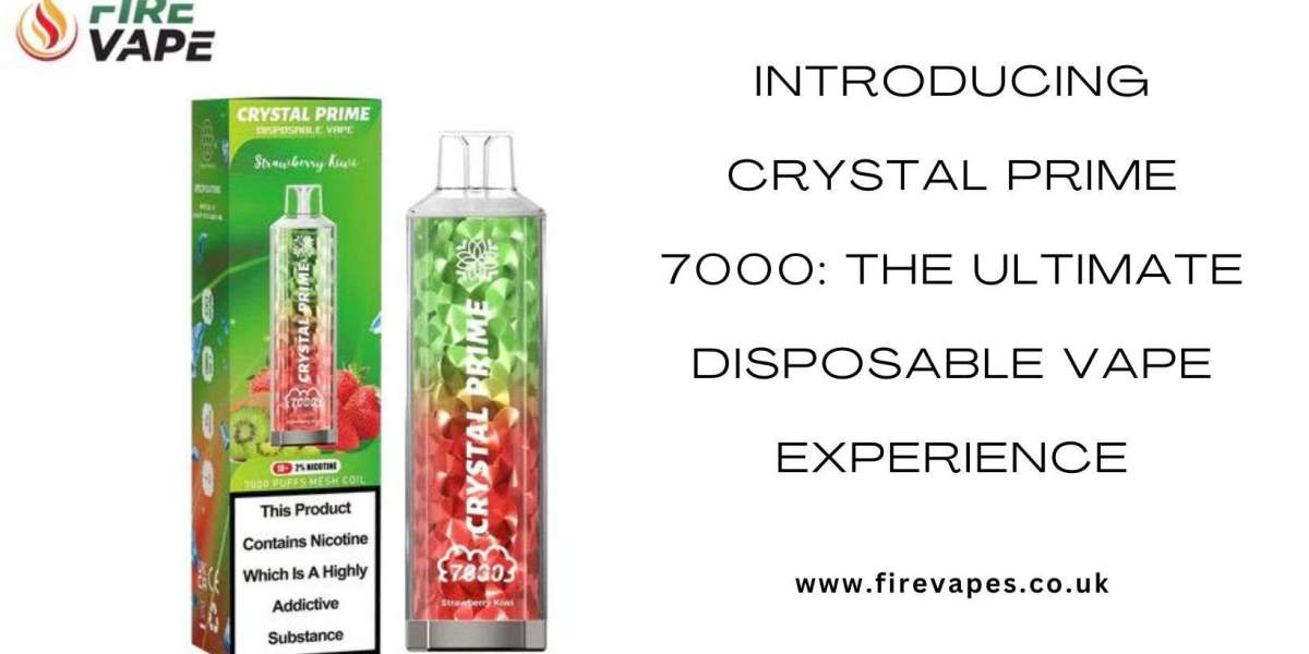 Introducing Crystal Prime 7000: The Ultimate Disposable Vape Experience