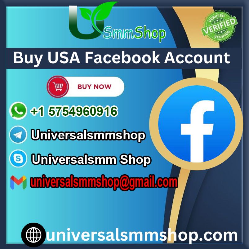 Buy USA Facebook Accounts - 100% Safe & USA phone Verified