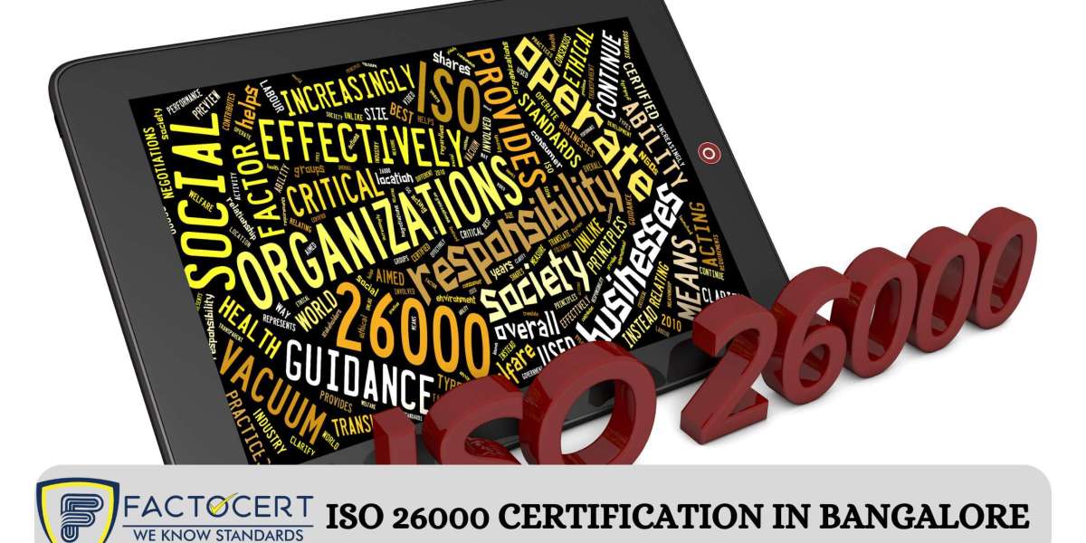 What is ISO 26000 certification, and what does it signify for organizations?