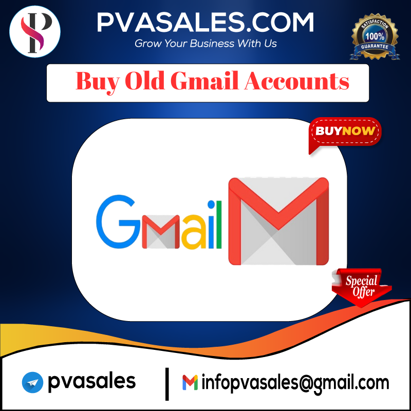 Buy Old Gmail Accounts - 100 safe & fully verified accounts