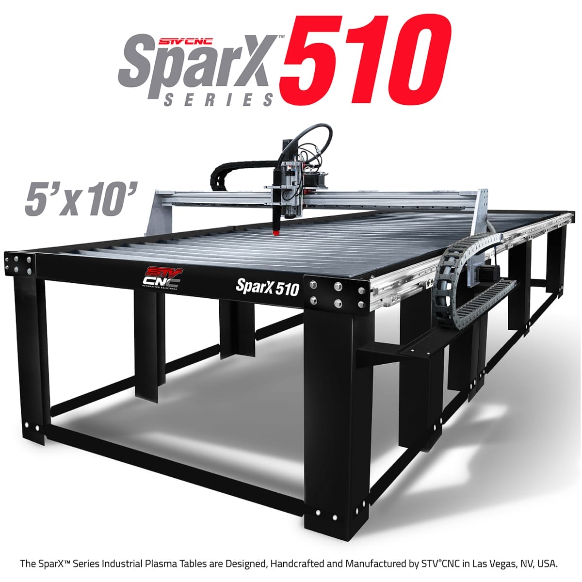 STV®CNC SparX™ 510 Plasma Table - 5X10 CNC Plasma Table