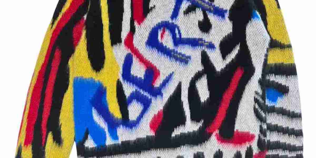 Embrace Urban Chic with Crew Neck Graffiti Sweaters