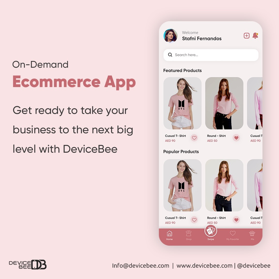 Ecommerce App Development Company in Dubai — DeviceBee · Leading App Development Company Dubai