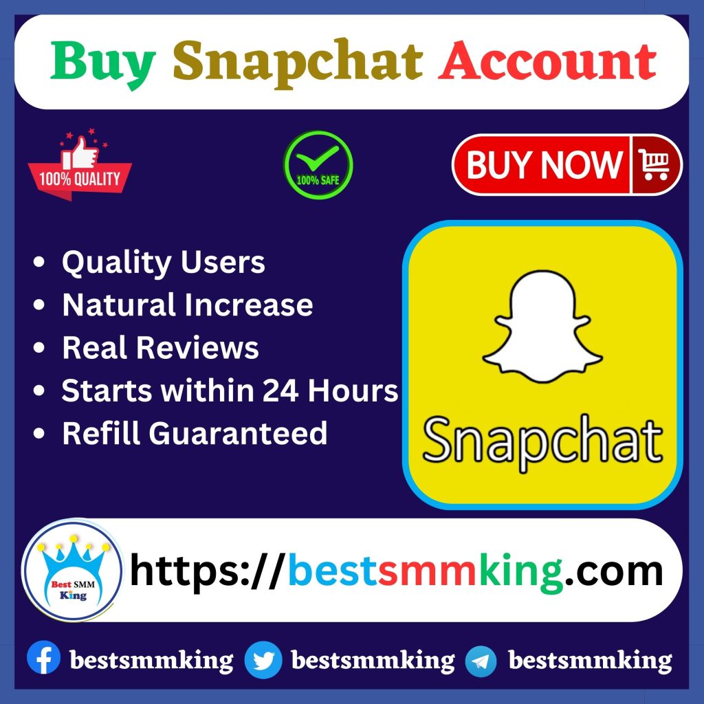 Buy Snapchat Account | Safe PVA And Document Verified