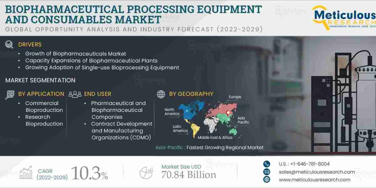 Biopharmaceutical Processing Equipment and Consumables