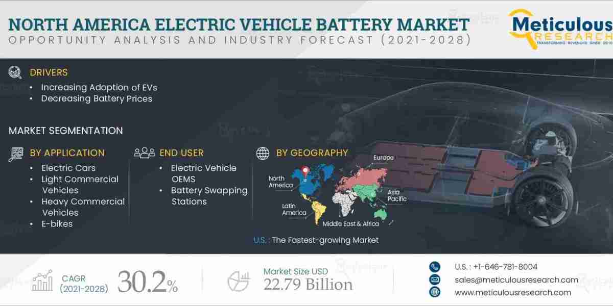 North America Electric Vehicle Battery Market Size-2028