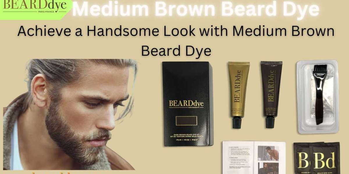 Achieve a Handsome Look with Medium Brown Beard Dye