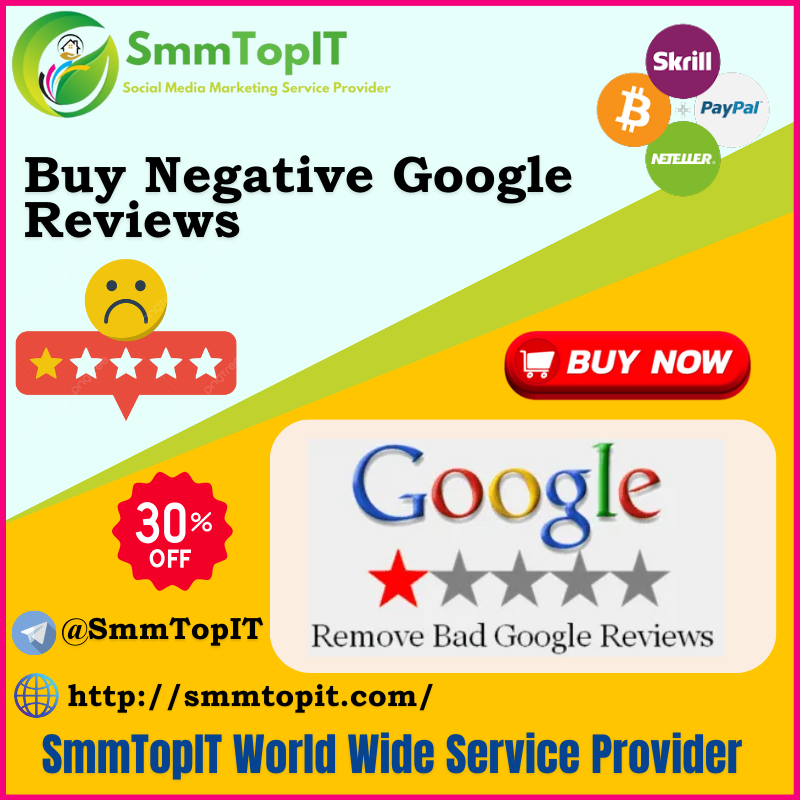 Buy Negative Google Reviews - Non-drop 1 Star