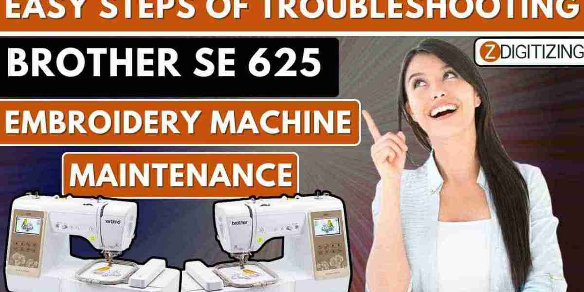 Easy steps of troubleshooting Brother SE 625 embroidery machine & Maintenance