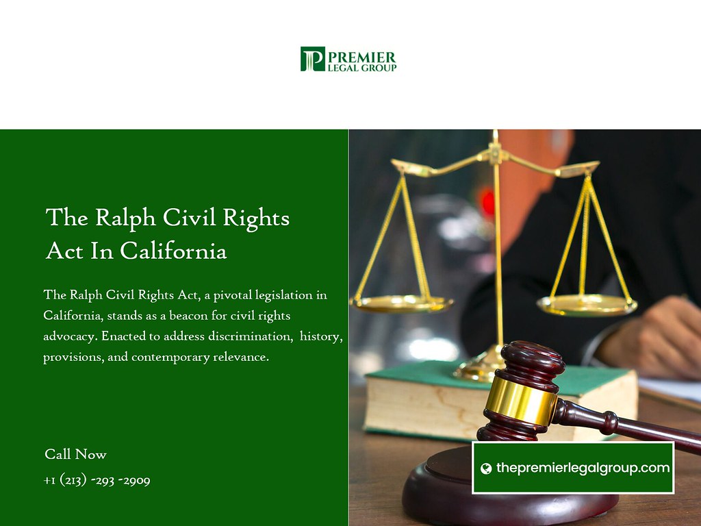 The Ralph Civil Rights Act in California | The Ralph Civil R… | Flickr