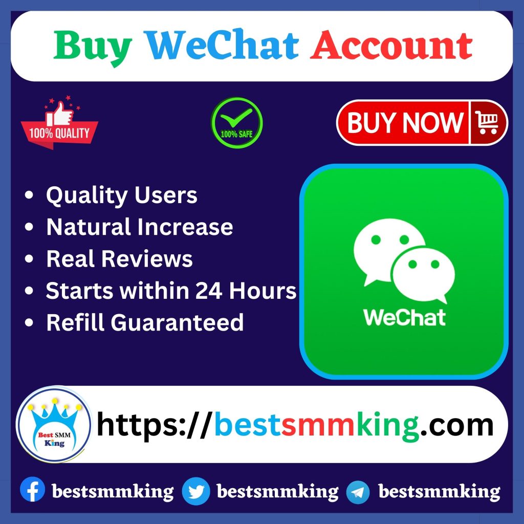 Buy WeChat Account | Safe ID And Document Verified