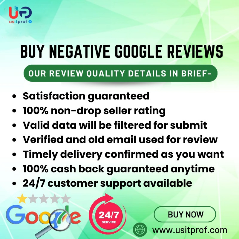 Buy Negative Google Reviews - 100% safe and Genuine