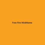 Free Fire Nickname