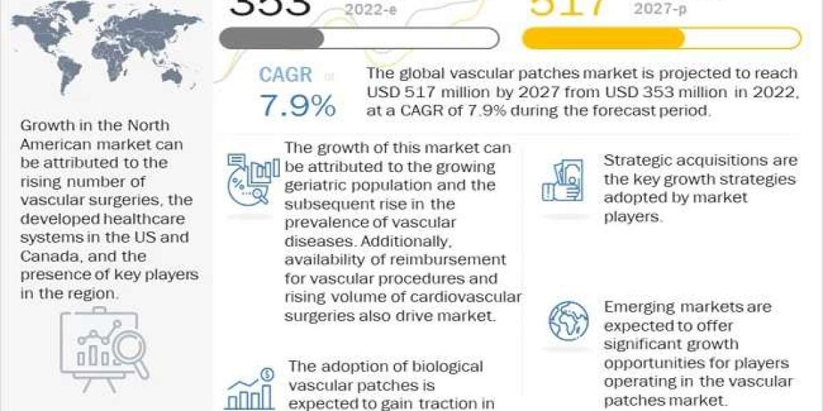 Global Vascular Patches Market Growth Rate, CAGR, Key Players Analysis Report 2027
