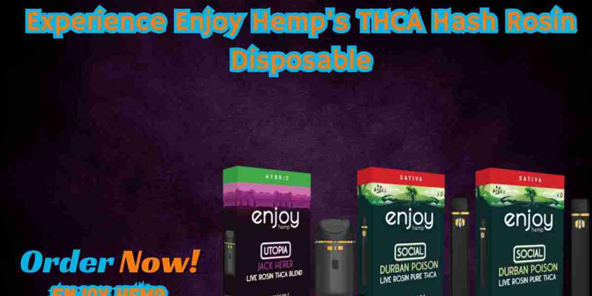 Experience  Enjoy Hemp's THCA Hash Rosin Disposable