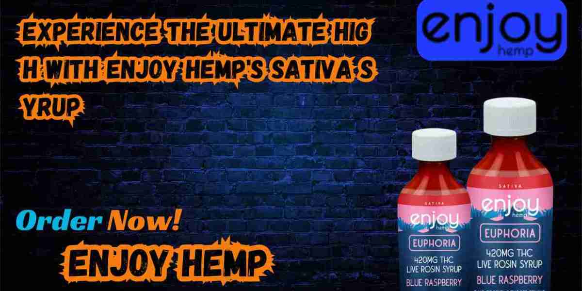 Experience the Ultimate High with Enjoy Hemp's Sativa Syrup