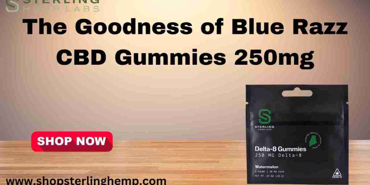 The Goodness of Blue Razz CBD Gummies 250mg