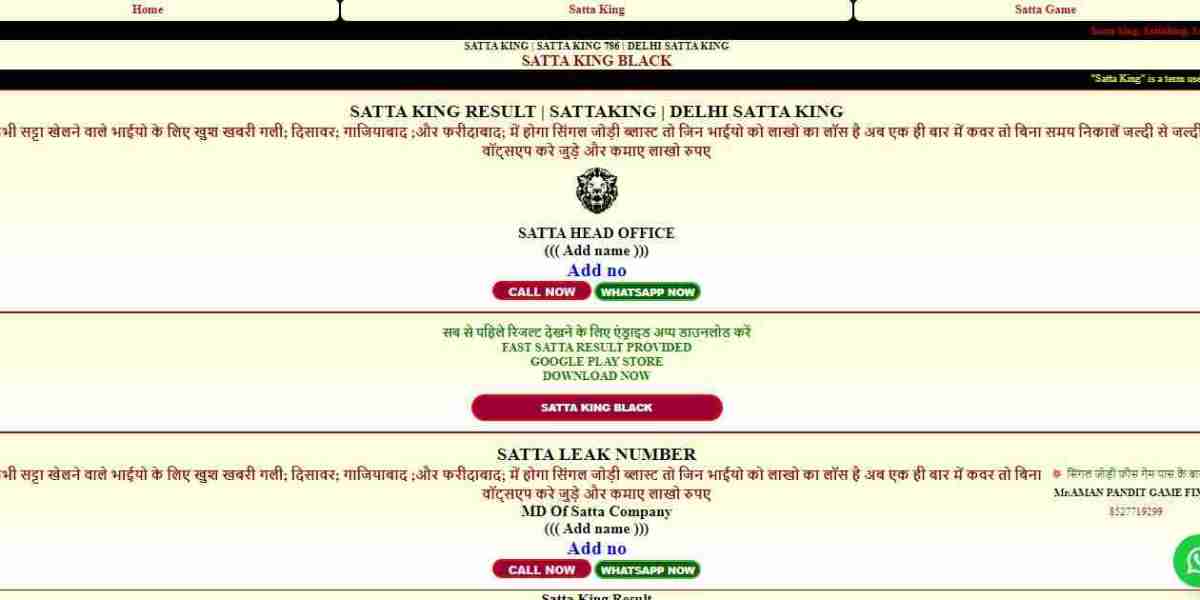 Satta King: Decoding the Fascination with Satta Result