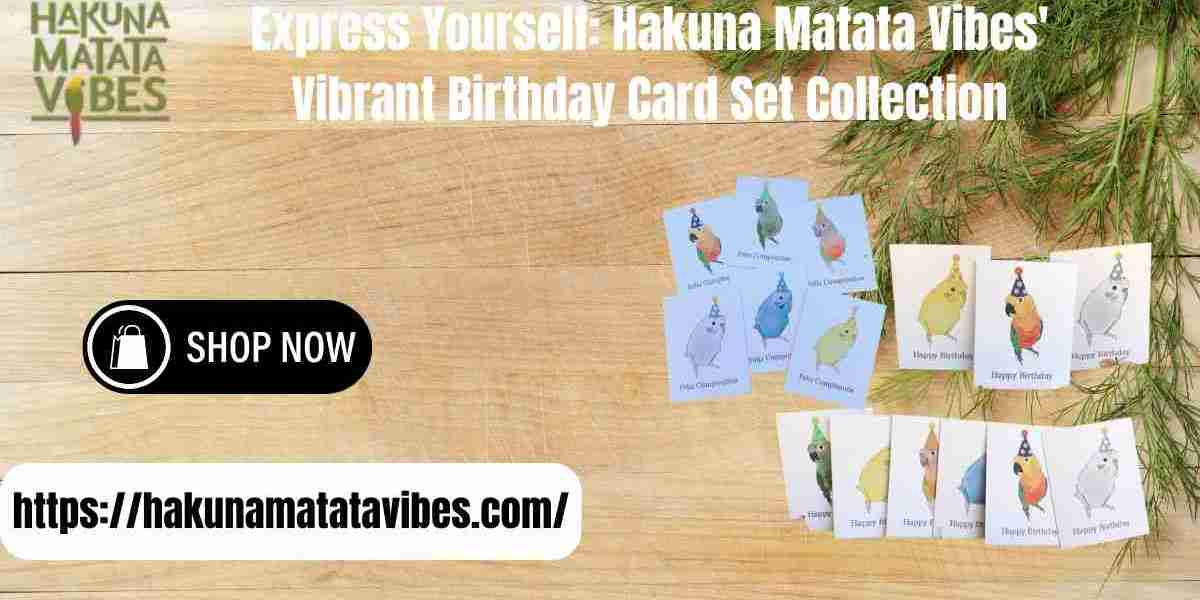 Express Yourself: Hakuna Matata Vibes' Vibrant Birthday Card Set Collection
