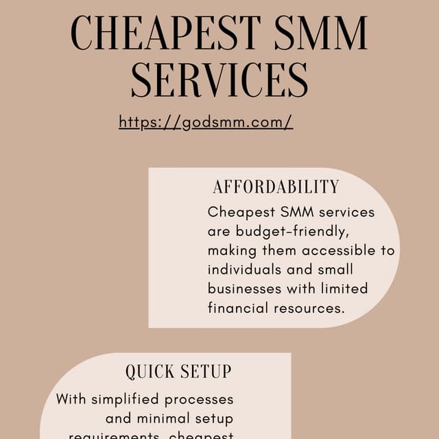 Cheapest SMM services- No. 1 SMM Panel in the World | PDF