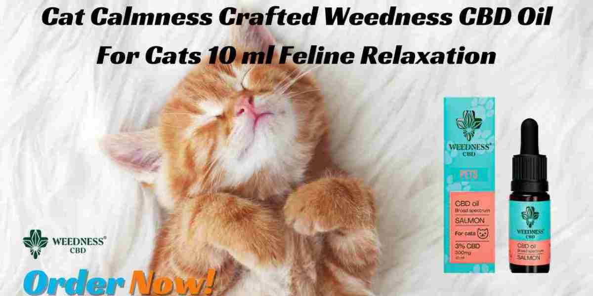 Cat Calmness Crafted Weedness CBD Oil For Cats 10 ml Feline Relaxation