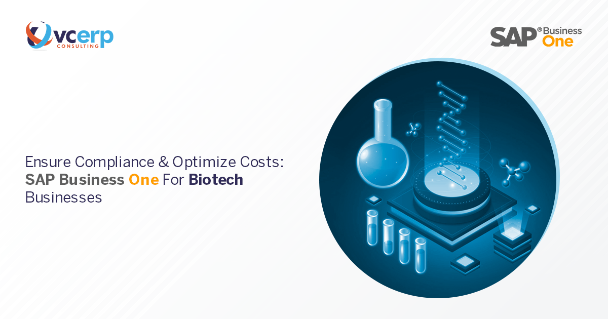 SAP Business One For Biotech Businesses