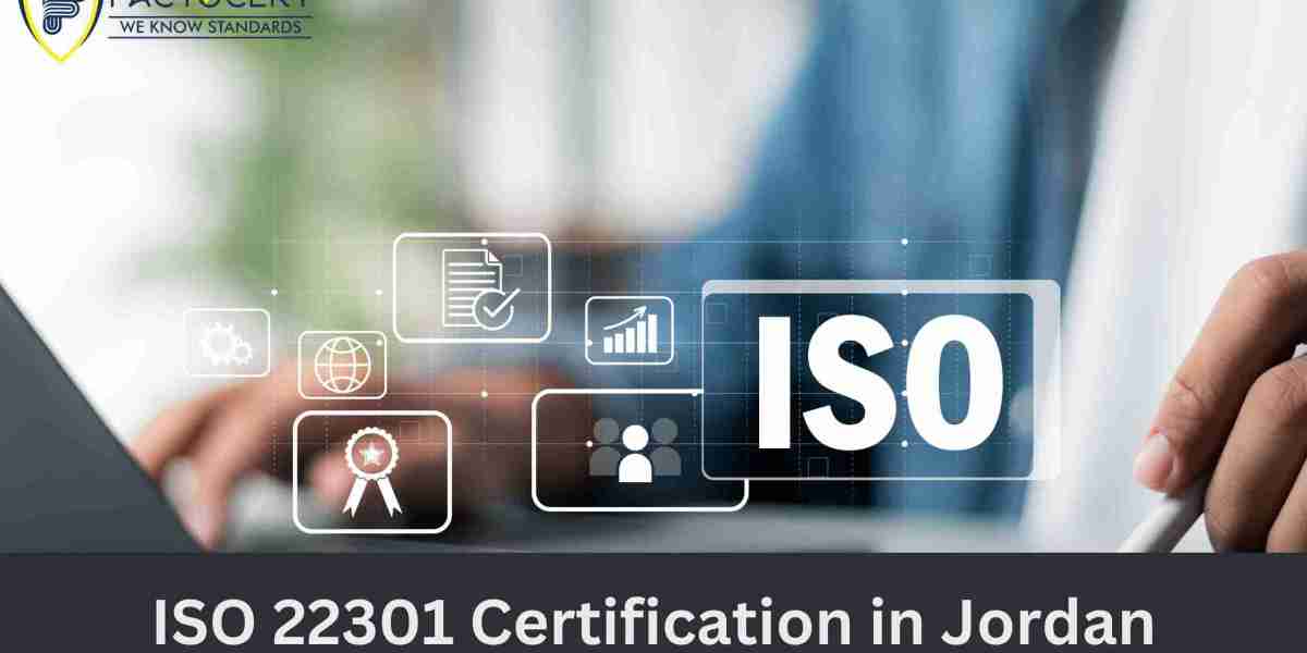 How often do businesses in Jordan need to undergo recertification for ISO 22301, and what is involved in this process?
