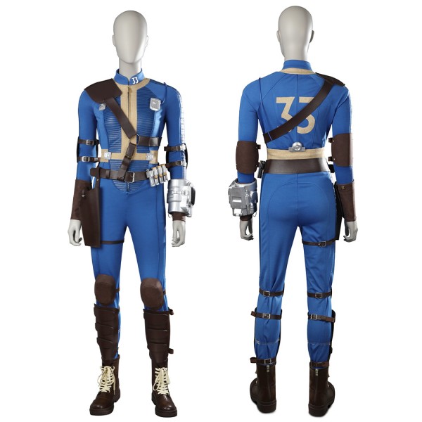 Fallout Lucy Blue Costume 2024 TV Series Cosplay Suit Women Uniform Halloween Outfit - CCosplay.com