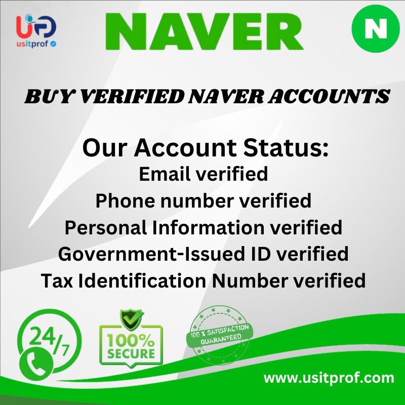 Buy Verified Naver Accounts -100% safe and all documents verified