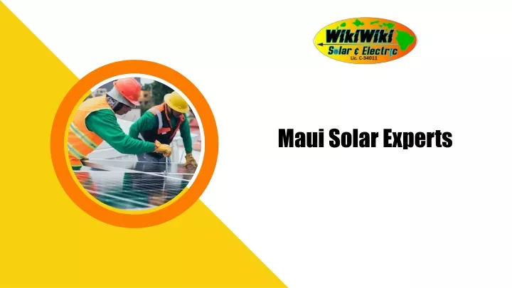 Solar Panel Installation and Urban Planning by Maui Solar Experts