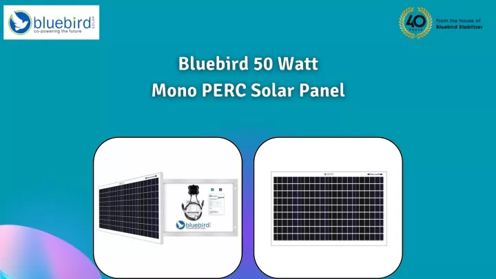 PPT - Introducing the 50 Watt Mono PERC Solar Panel