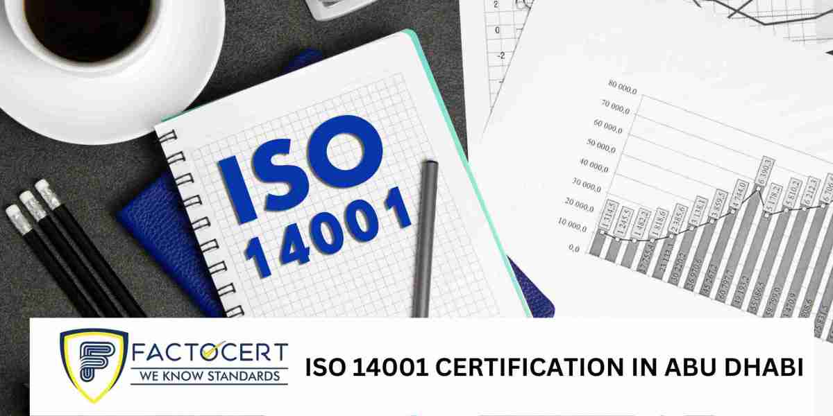 How does ISO 14001 certification benefit Abu Dhabi businesses?