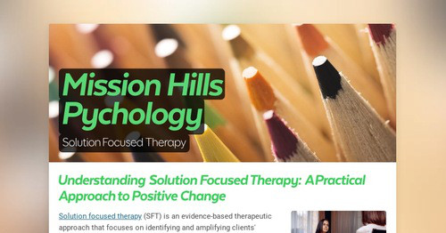 Mission Hills Pychology | Smore Newsletters