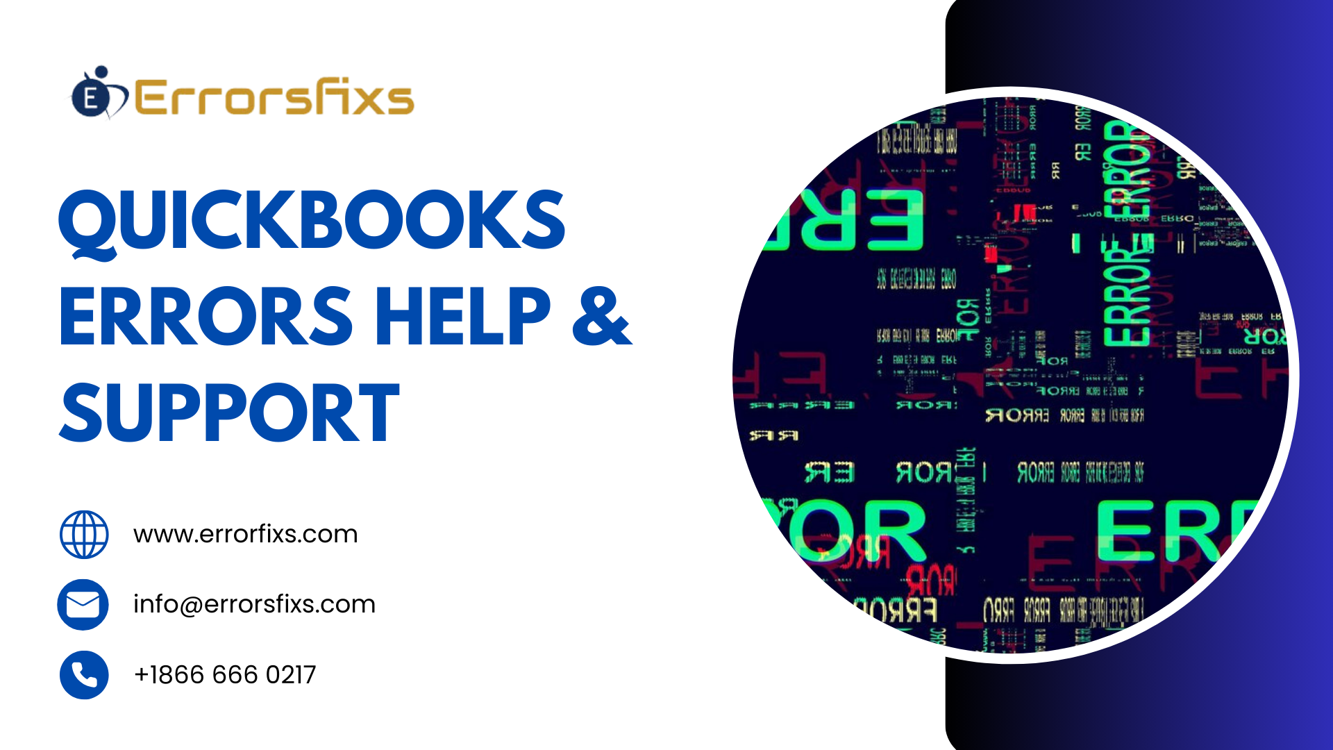 QuickBooks Errors Help & Support - ErrorsFixs