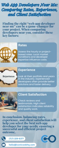 Web App Developers Near Me: Comparing Rates, Experience, and Client Satisfaction