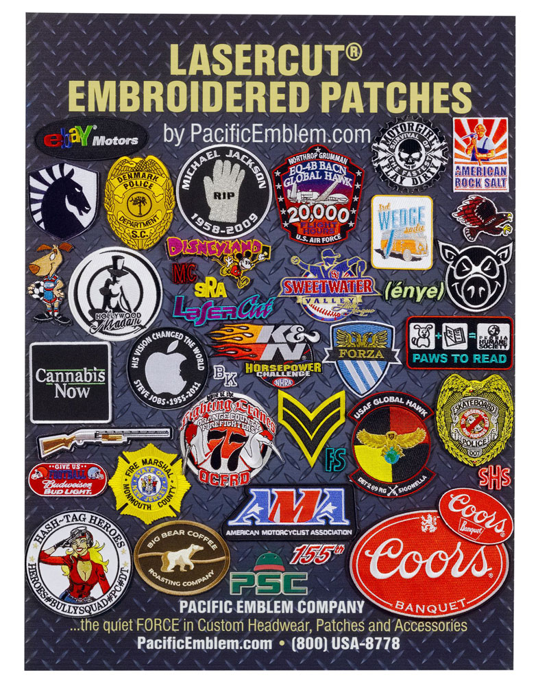 Upgrade Your Sportswear Game with Embroidered and Laser-cut Patches – Pacific Emblem Company
