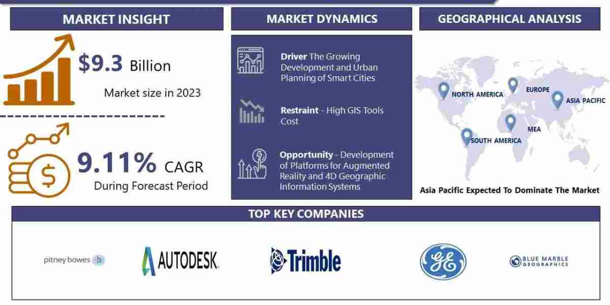 Geographic Information System (GIS) Tools Market  Size, Share, Types, Products, Trends, Growth, Applications and Forecas
