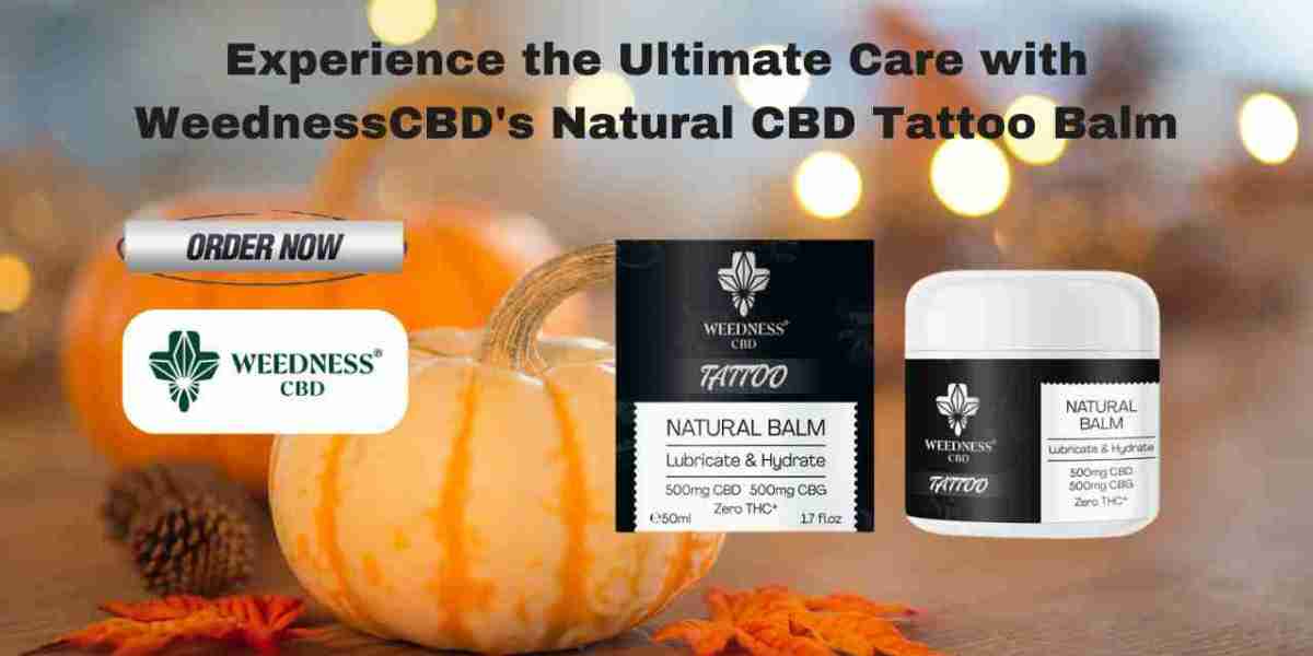 Experience the Ultimate Care with WeednessCBD's Natural CBD Tattoo Balm