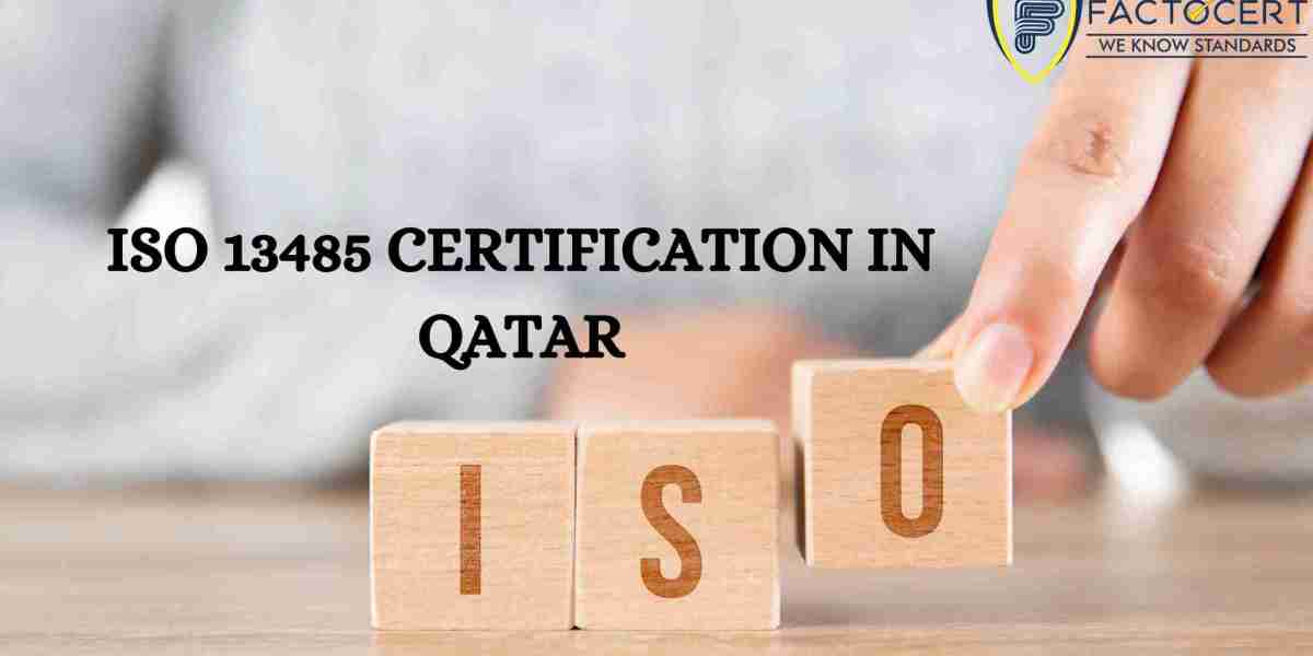 What are the steps and benefits of obtaining ISO 13485 certification for medical device manufacturers in Qatar?