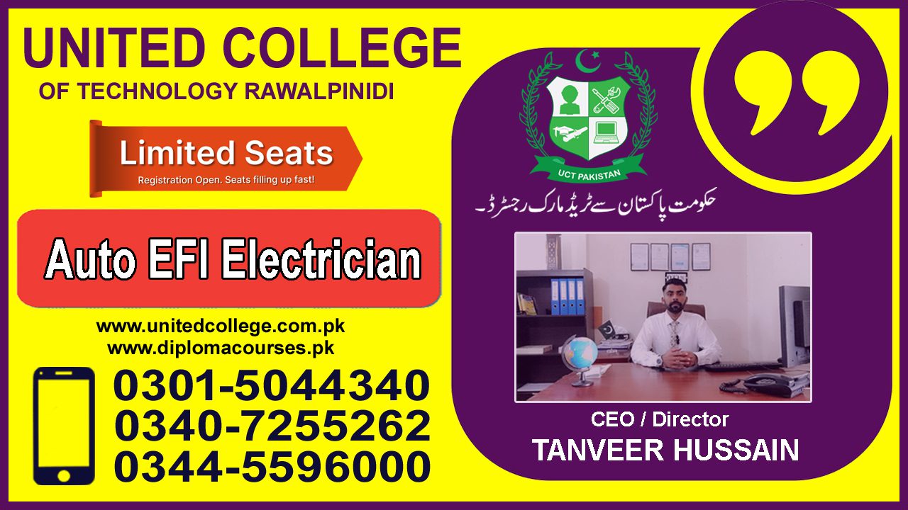 EFI Auto Electrician Course in Rawalpindi Islamabad +92 340-7255262 | BEST COURSE in pakistan
