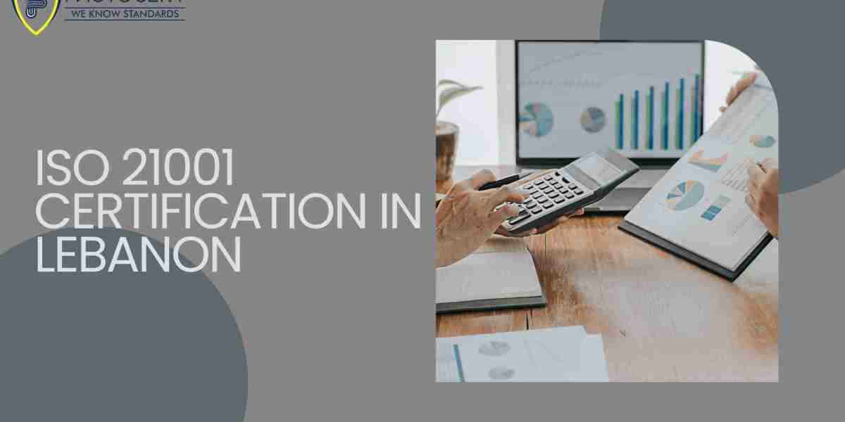 What is the current state of ISO 21001 certification among educational institutions in Lebanon?