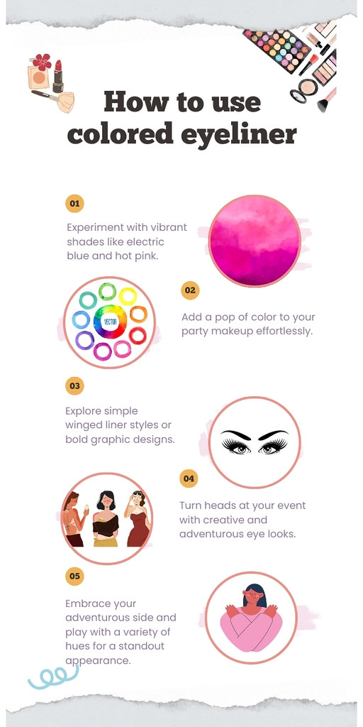 How to use colored Eyeliner | Priyanka Makeovers is the go-t… | Flickr