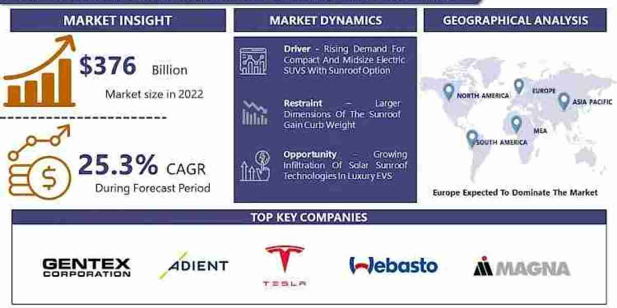 Electric Vehicle Panoramic Sunroof Market Business Opportunities, Future Industry Trends, Strategies, Revenue, Challenge