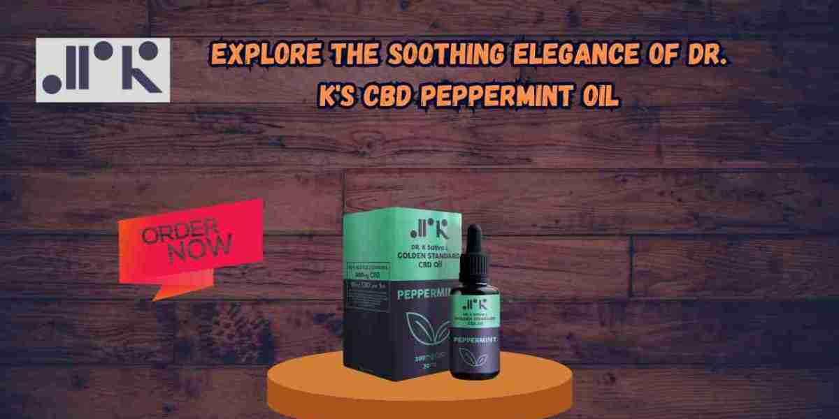 Explore the Soothing Elegance of Dr. K's CBD Peppermint Oil