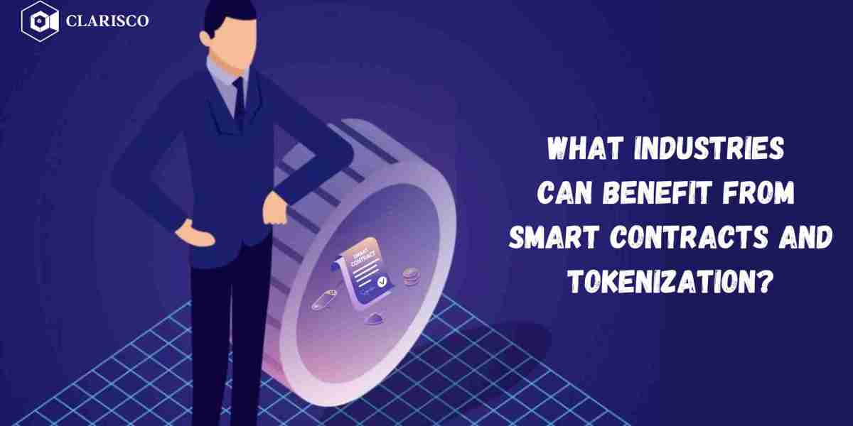What industries can benefit from smart contracts and tokenization?