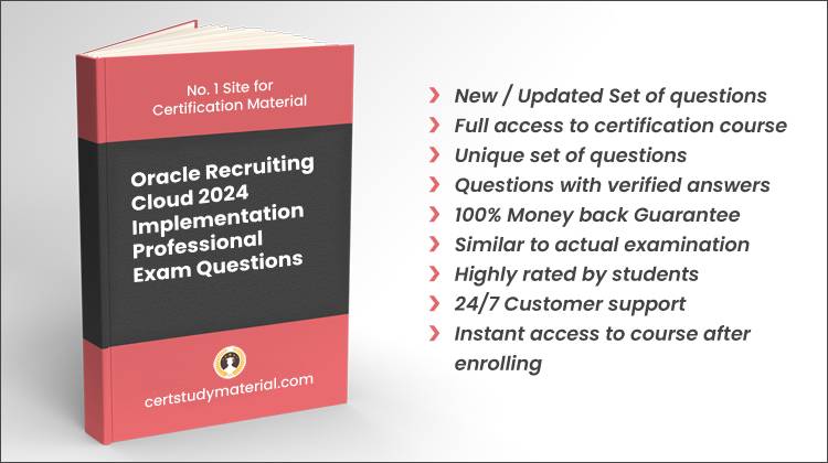 Oracle Recruiting Cloud 2024: 1Z0-1069-24 Exam Guide