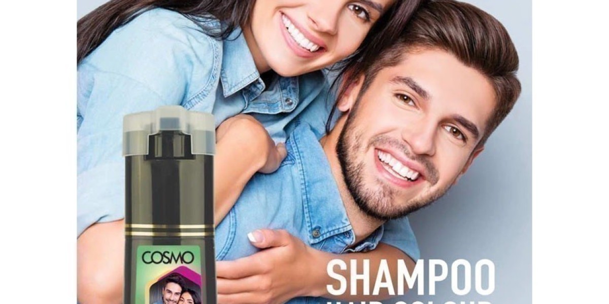 COSMO Hair Color Shampoo – Instant Grey Coverage in 15 Minutes | Quickon.pk