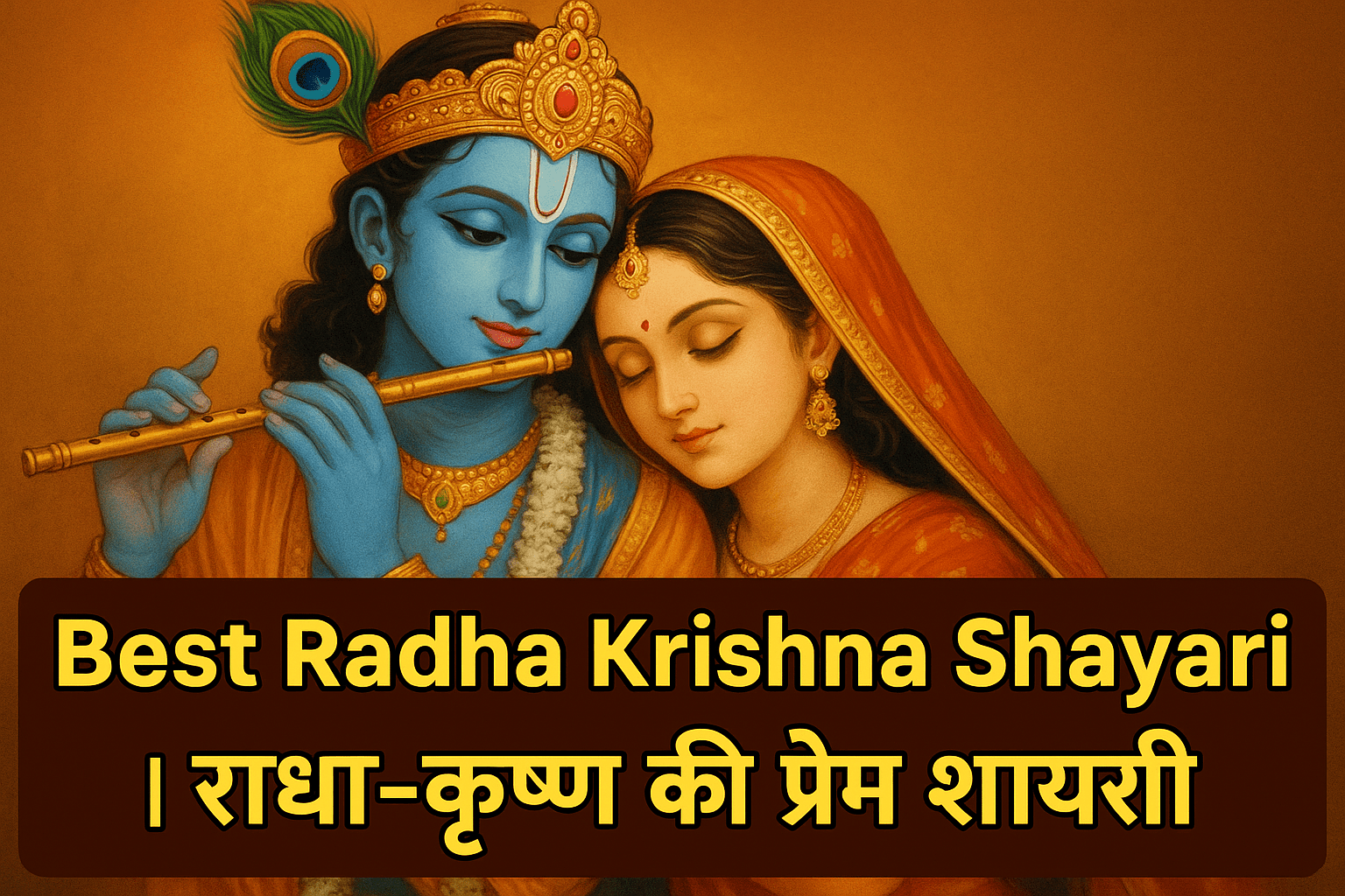 Best Radha Krishna Shayari (Quotes) | राधा-कृष्ण की शायरी