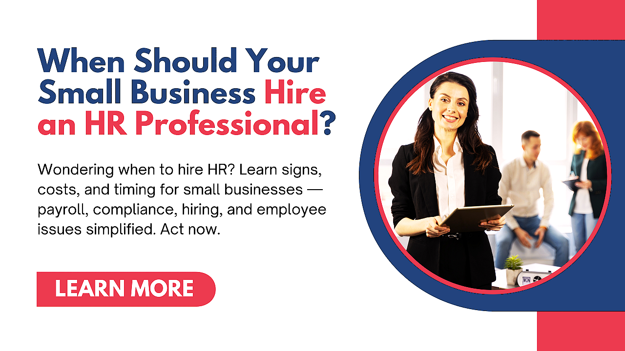 When Should Your Small Business Hire an HR Professional?