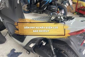 Dán Film PPF xe máy điện tại TpHCM giá bao nhiêu? -         Nguyễn Decal - Chuyên Dán Keo Xe Design Tem Xe Decal Tem Xe Nguyễn Decal
